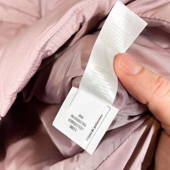 Z By Zella Girl Quilted Puffer Vest Kids Full Zip Mock Neck Jacket Large NWT - Picture 8 of 10